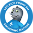 Swim badge featuring a seal