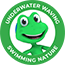 Swimming badge featuring a frog